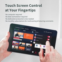 YOLOLIV YoloBox Pro 휴대용 멀티 카메라 인코더 스트리머 스위처 모니터 및 동시 크로스 플랫폼, 01 YoloBox Pro