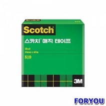 ForU427 3M 스카치 매직테이프 리필 박스 테이프 사무용품 문구용품 디스펜서 컷터