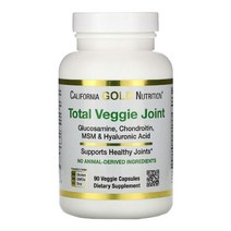 California Gold Nutrition 캘리포니아 골드 뉴트리션 글루코사민 콘드로이틴 히알루론산 MSM 관절 영양제 90 베지캡슐