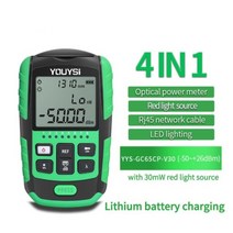 랜케이블 만들기 분배기 랜선만들기 항공케이블 랜툴세트 인터넷선 4 in1 5G 10 파장 광섬유 전력 측정기 시각적 오류 탐지기 네트워크 케이블 테스트 광섬유 테스터 22, YYS-GC65CP-V30