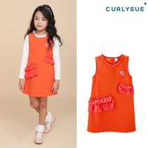 컬리수 오렌지프릴분또원피스 CPS1XAOP05