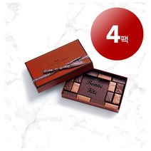 la maison du chocolat 라메종뒤쇼콜라 프랑스 정통 수제 명품 카프릿 메종 본 페테 다크 밀크 초콜릿 16개입 138g Coffret Maison Bonne Fete, 4팩