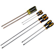 롱 드라이버 십자 일자 6x500mm 긴 드라이버 복합기 복사기 수리용 대형 특대 빅 50cm, 일자 6x500mm개