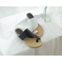 국산 천연 소가죽 쪼리 여자샌들 슬리퍼 2컬러