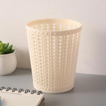 생활용품 ABM(C)미니라탄휴지통 베이지 책상휴지통/소형휴지통/생활용품/쓰레기통/이동휴지통