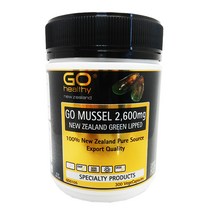 (호주/뉴질랜드) Go Healthy 고헬시 초록홍합 그린머슬 초록입홍합 2600mg 300캡슐 Green Lipped Mussel, 1개, 200ml
