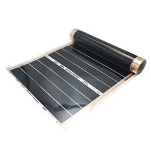 필름히터 전기 바닥 난방 매트 240Wm2 50cm 너비 저전력 소비 에너지 절약 PTC 필름 탄소 히터, 03 50-200cm_01 50 센치메터