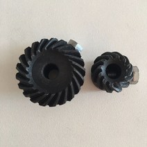헬리컬 톱니 강철 양봉 꿀 추출 나사 기어 및 추출기 수리용 2 개 세트 OD 50/30mm 45/28mm ID 10mm, 한개옵션0