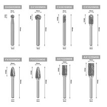 6MM 금속 드로잉 텅스텐 카바이드 밀링 커터 로터리 도구 버 CNC 조각 연마 가공, [35] 8PCS X11, 35 8PCS X11