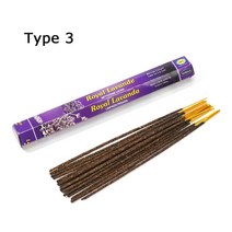 인센스 버너 향 디퓨저 방향제1 상자 향 스틱 Agarwood 인도 풍미 향 홈 침실 명상 요가 신선한 공기 향기, 04 3