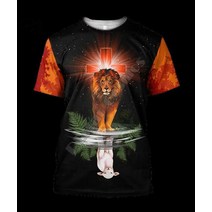 예수님 그리스도 PLstar Cosmos Christian olic Jesus R Streetwear 3DPrint Summer Casual Funny T-shirts, 09 T-shirts_04 L
