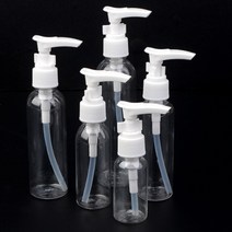 펌프형 보관 용기 크림 로션 향수 셀프 DIY 만들기 천연 화장품 에센스 아로마 오일 여행 외박 출장용, 용량, 65ml