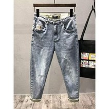 오프라인 여름슬림데님팬츠남D3363637P78