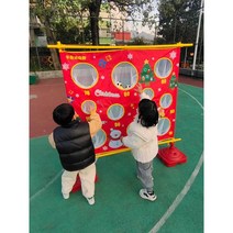 박터트리기 운동회 체육대회 공던지기 게임 체육교구, 스포츠 모델에는 대형 공 6개 중형 공 6개