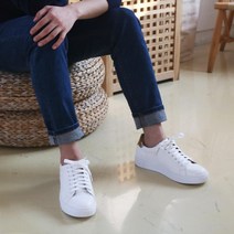 남자 인조가죽 솔리드스니커즈 메탈릭 운동화