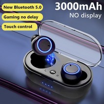 이어팟 슈어이어폰TWS-스포츠 방수 이어폰 마이크 장착 헤드셋 블루투스 5.1 3500mAh 충전 박스 무선 헤드, 08 H