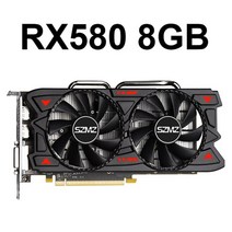 szmz 그래픽 카드 rx 580 8gb gddr5 256bit 비디오 카드 비 gtx 1660 960 1050 1060 ti 4gb rtx 2060 3060 3070 rx 660, rx580 8GB