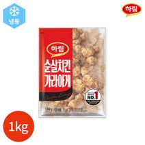 하림 순살 치킨 가라아게 1kg x 1봉, 단품없음