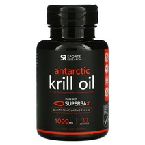 아스타잔틴 함유 남극 크릴 새우 오일 1000MG 소프트젤