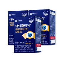 종근당건강 아이클리어 루테인지아잔틴 오메가3, 3박스, 3개