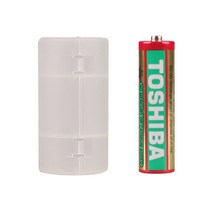 보냄 건전지 변환 홀더 AA to C, 1개