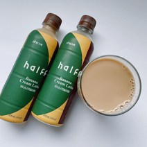 빙그레 하프커피 바나나크림라떼 페트음료 410ml, 23개