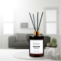 [위드모먼트] 시그니처 브라운 대용량 디퓨저 500ml, 화이트머스크