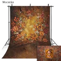 셀프 사진 촬영 포토 호환 스튜디오용 레트로 유화 배경 추상 질감 성인 회색 그런지, Vinyl---40x60cm+Style-6