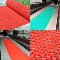 스타리빙 맘보롤매트 C형 12M 현관매트 베란다매트, 레드