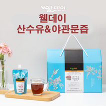 [웰데이] 100% 유기농 산수유 야관문즙 프리미엄 100ml 30포 특별 행사, 1 box 보름치 30포, 1개