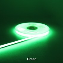 모니터조명 LED책상스탠드 공부등 8mm 5mm 와이드 코브 LED 스트립 조명 DC 12V 24V 빨간색 녹색 얼음 핑크 옐로우 따뜻한 차가운 흰색 테이프 바 CRI 90 가정, Green+DC 12V 8mm PCB+3 meters