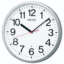 SEIKO 세이코 전파 아날로그 메탈릭 벽시계 KX230S, 지름30.5cm
