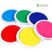 바른키즈 잉크패드 손도장놀이, 하늘색