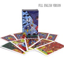 타로카드종류 2022 Familiars 타로 카드 데크 영어 스페인어 프랑스어 독일어 버전 신비한 동물 마술 점, [04] del fuego