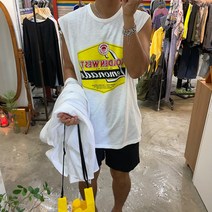 디퍼 골든 웨스트 워싱 라운드 나시티셔츠