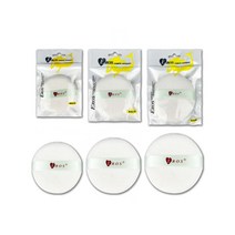 면분첩 1P 화장퍼프 선택형 O 캐론 퍼프 후로킹 30파이사선 벨로아 에어쿠션 75파이 크린싱, 01-면분첩(소), 본상품선택