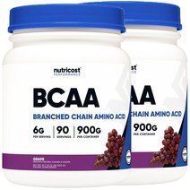 뉴트리코스트 BCAA 포도 맛, 900g, 2개