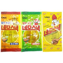 네모스넥 3가지맛 세트 (불고기맛10개+매콤한맛10개+후라이드치킨맛10개), 낱개15개 (불고기5개+매콤5개+치킨5개)