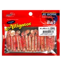 JRC 쏘가리낚시 꺽지낚시 4.5cm 투톤 쏘가리웜 채비, JRC 쏘가리 투톤웜 45mm D10