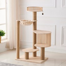 나혼자산다 고양이 투명해먹 경수진 DIY 숨숨집 원목 캣타워 우주선, 1개, 120B - 해먹