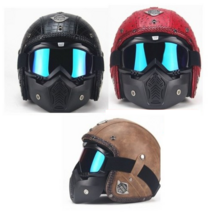 상품상세참조 고글서비스 오토바이 헬멧 할리스타일 STYLE 바이크2, 악어무늬블랙