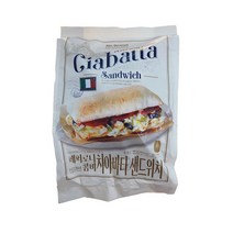 노브랜드 애플 콰트로 치즈 치아바타 샌드위치