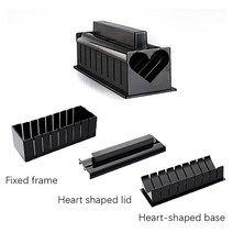 주먹밥 스시 도시락 틀 통 도구 금형 주방 메이커 장비 키트 일본 케이크 롤 다기능 요리 사용, 04, 프랑스