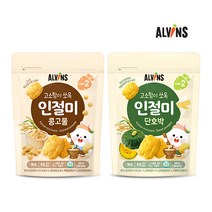 [엘빈즈] 고소함이 쏘옥 인절미과자, 단호박, 1개, 30g