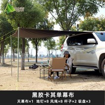 차량용 사이드 어닝 사이드월 레이 스타렉스 카니발 어닝 캠핑 윈드브레이크 렉타 타프, B. 2.2x3m타프