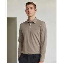 22FW [닥스훈트 에디션] 베이지 닥스훈트 와펜 이지케어 긴팔 티셔츠 DMTS2C301I2