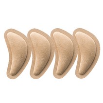 발뒤꿈치 패드 발바닥 쓸림 방지 통증 각질 양말 편평한 발 깔창, 프리, 플랫 풋 아치 패드 4개입