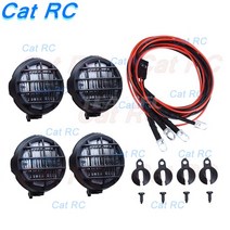 제이즈 Led 스포트라이트 지붕 조명 전등갓 1/10 RC 크롤러 자동차 TRX4 디펜더 RC4WD D90 D110 축 Scx10 90046 CC01 catRC 1 세트, [02] B