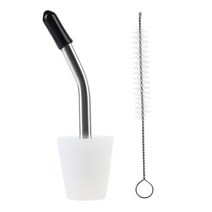 캠핑소품 야외소품 캠핑공구 야외 주전자 스파우트 핸드 드립 필터 변환 커피 확장 튜브 실리콘 범용 입 캠핑 도구, [02] White