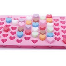 [키트 팩토리] 미니하트 55구 실리콘몰드 2g (석고방향제 비누만들기)